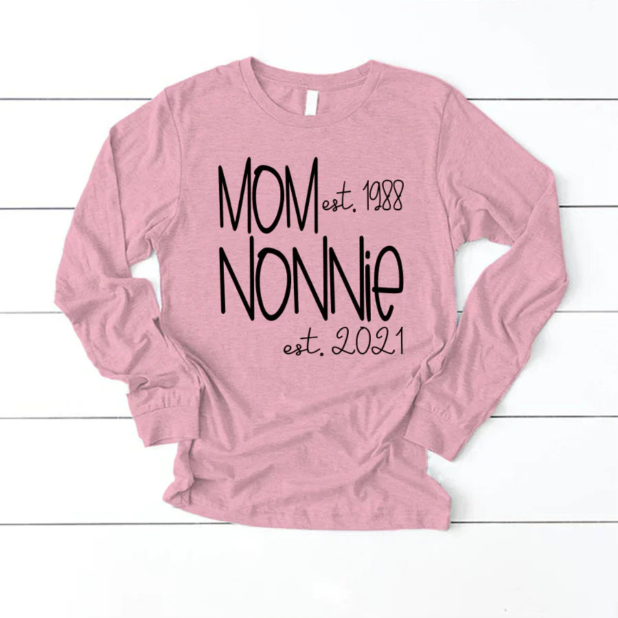 Mom Nonnie Est VTN221125 Longsleeve