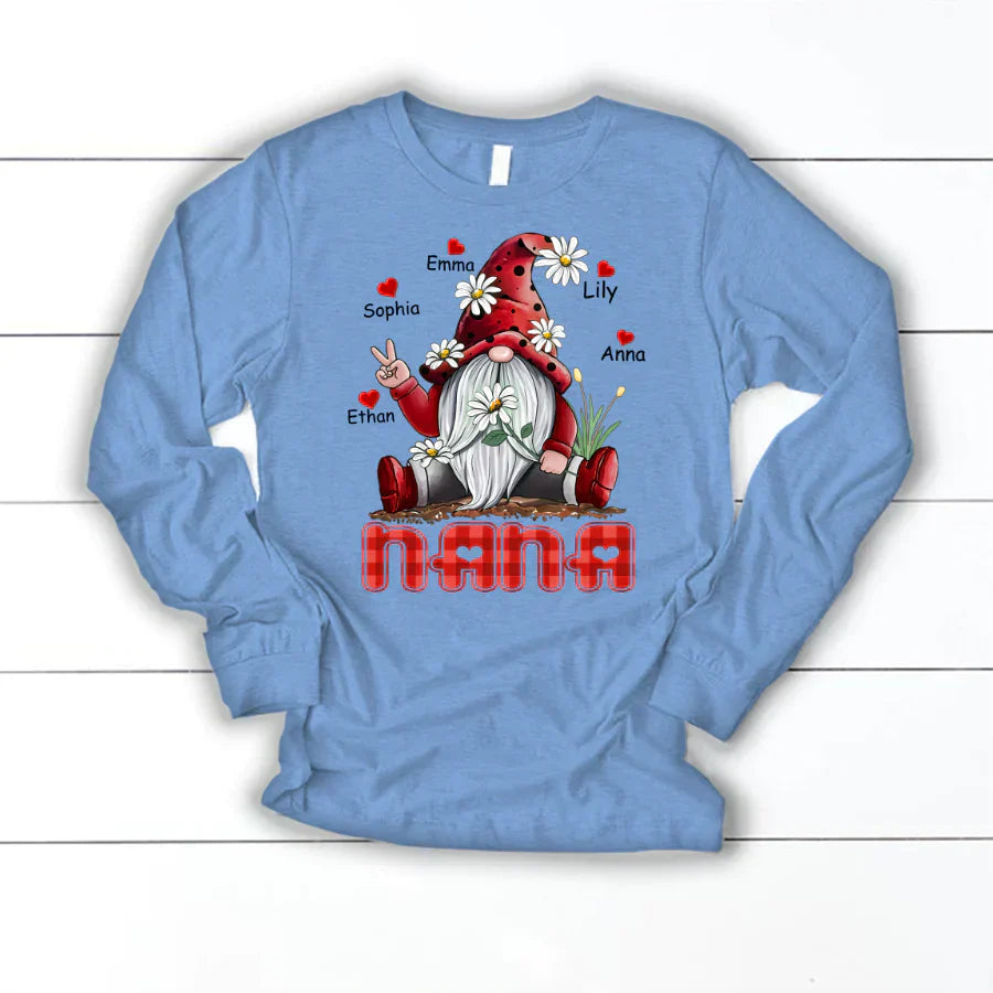 Nana Gnome Heart Kids VT22120072 Longsleeve
