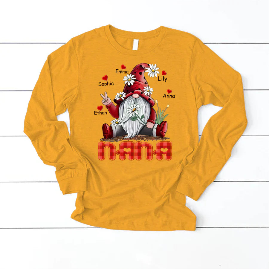 Nana Gnome Heart Kids VT22120072 Longsleeve