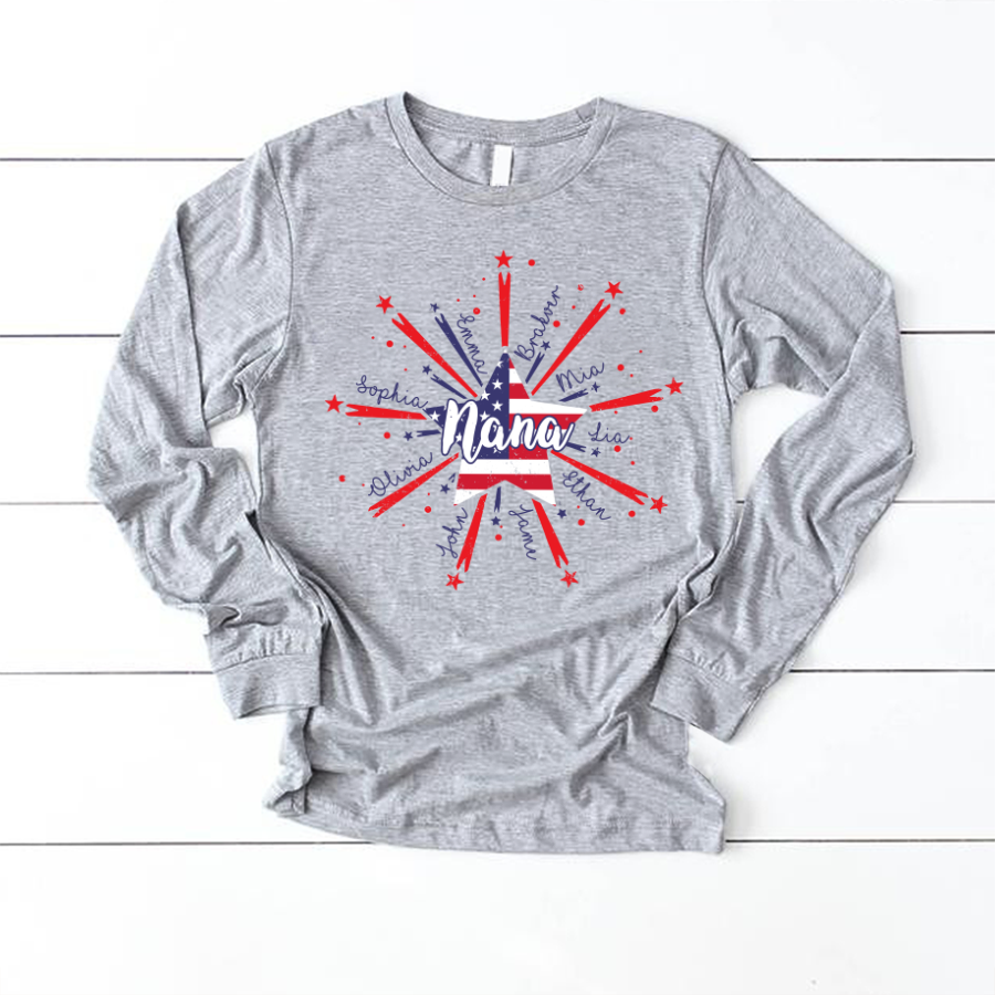 Nana Starburst 4th july american CL01 Longsleeve