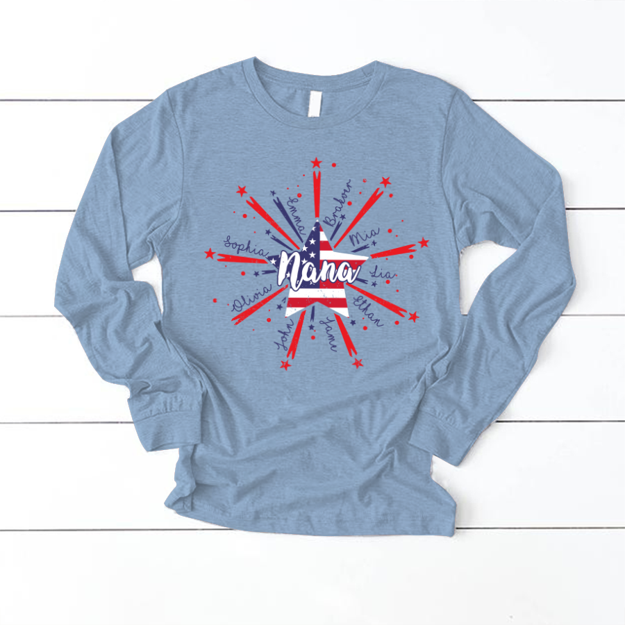 Nana Starburst 4th july american CL01 Longsleeve