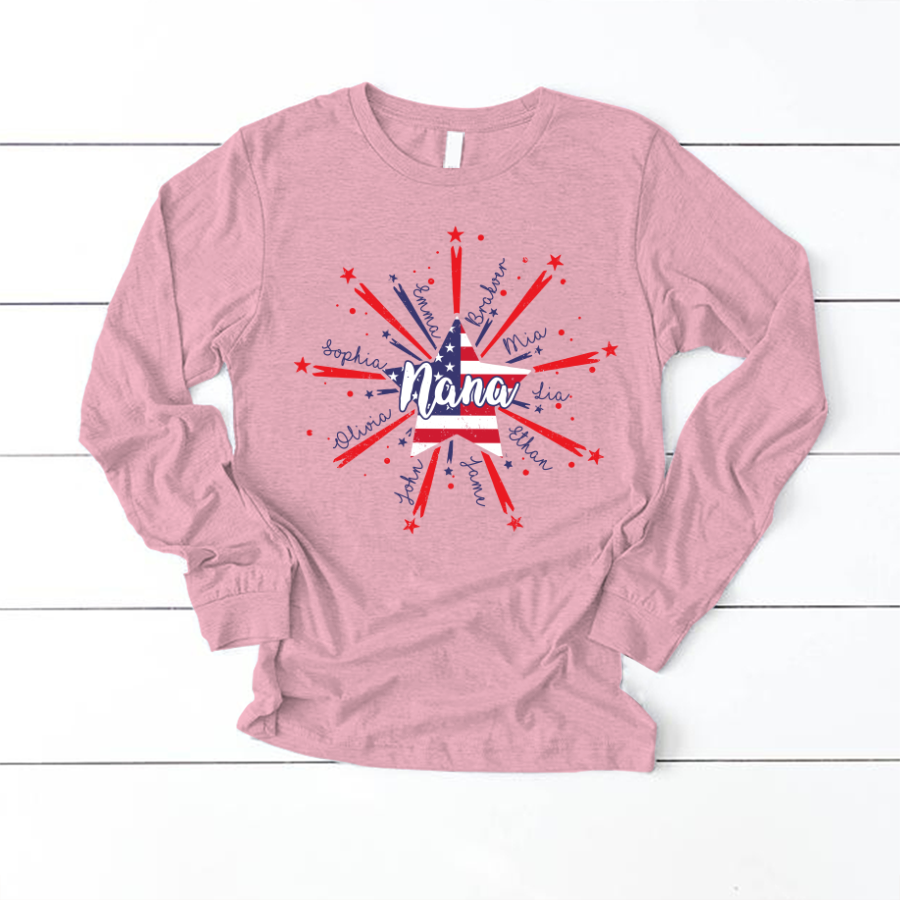 Nana Starburst 4th july american CL01 Longsleeve
