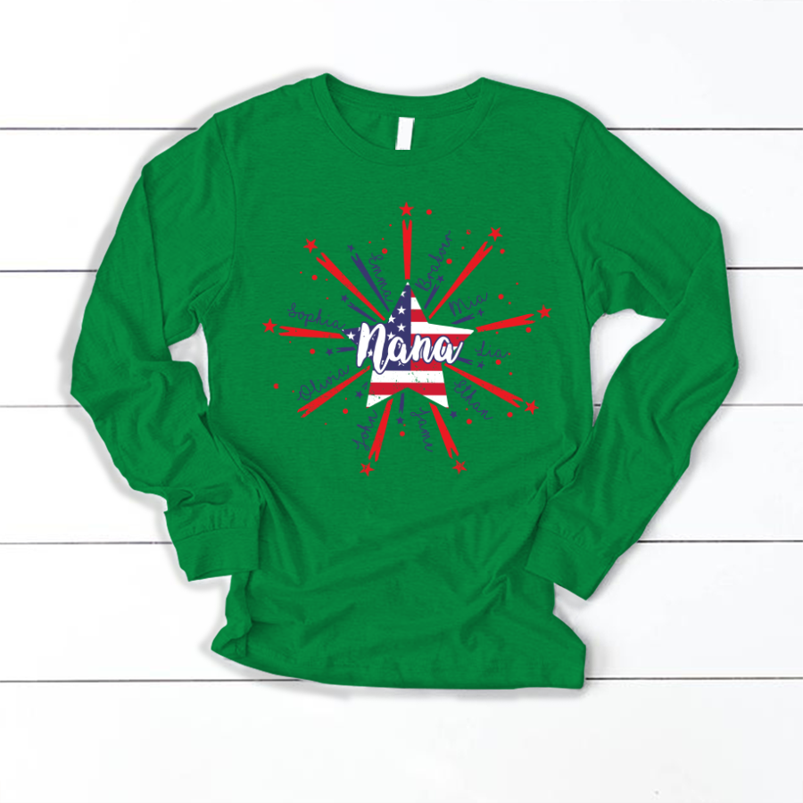 Nana Starburst 4th july american CL01 Longsleeve