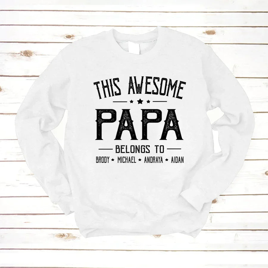 Papa And Kids Awesome VT2212002 Sweatshirt