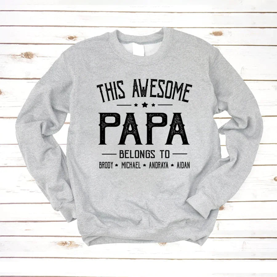 Papa And Kids Awesome VT2212002 Sweatshirt
