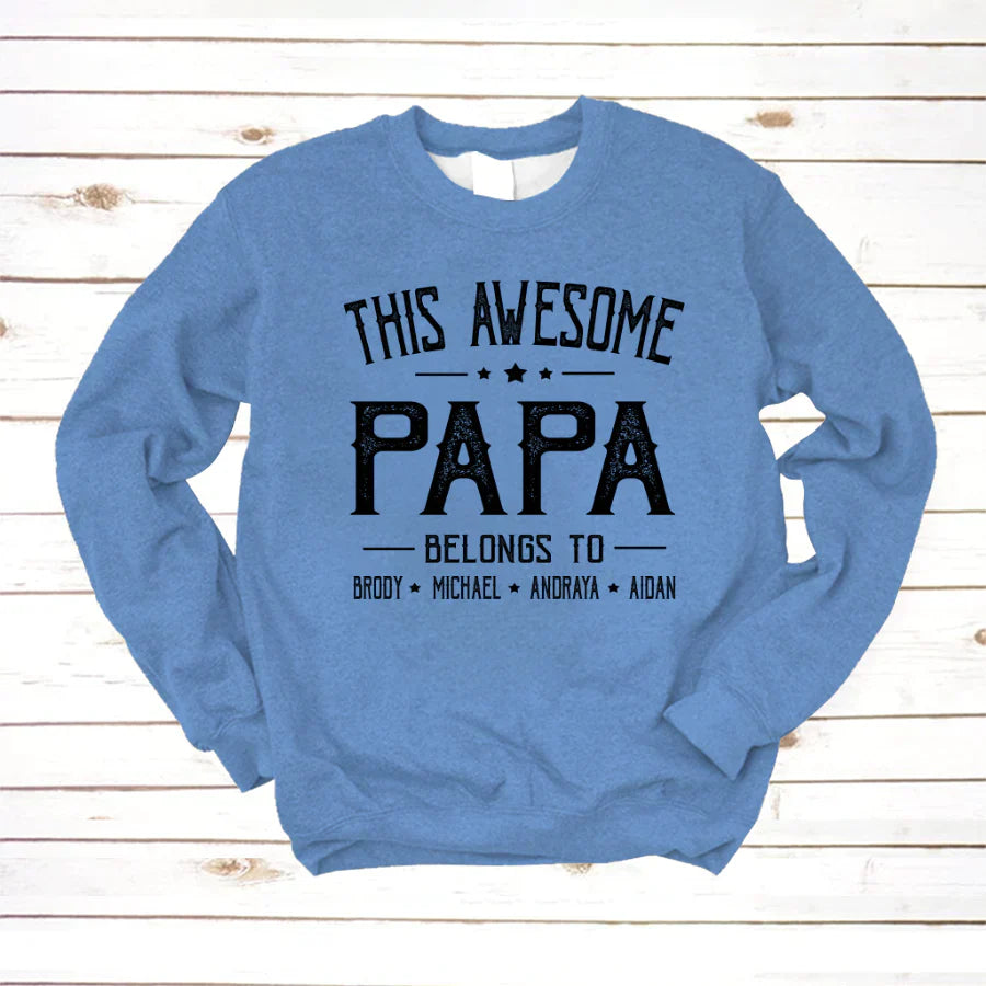 Papa And Kids Awesome VT2212002 Sweatshirt
