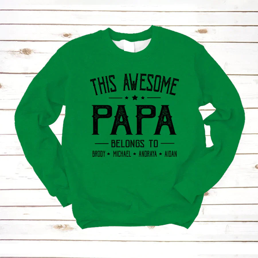 Papa And Kids Awesome VT2212002 Sweatshirt