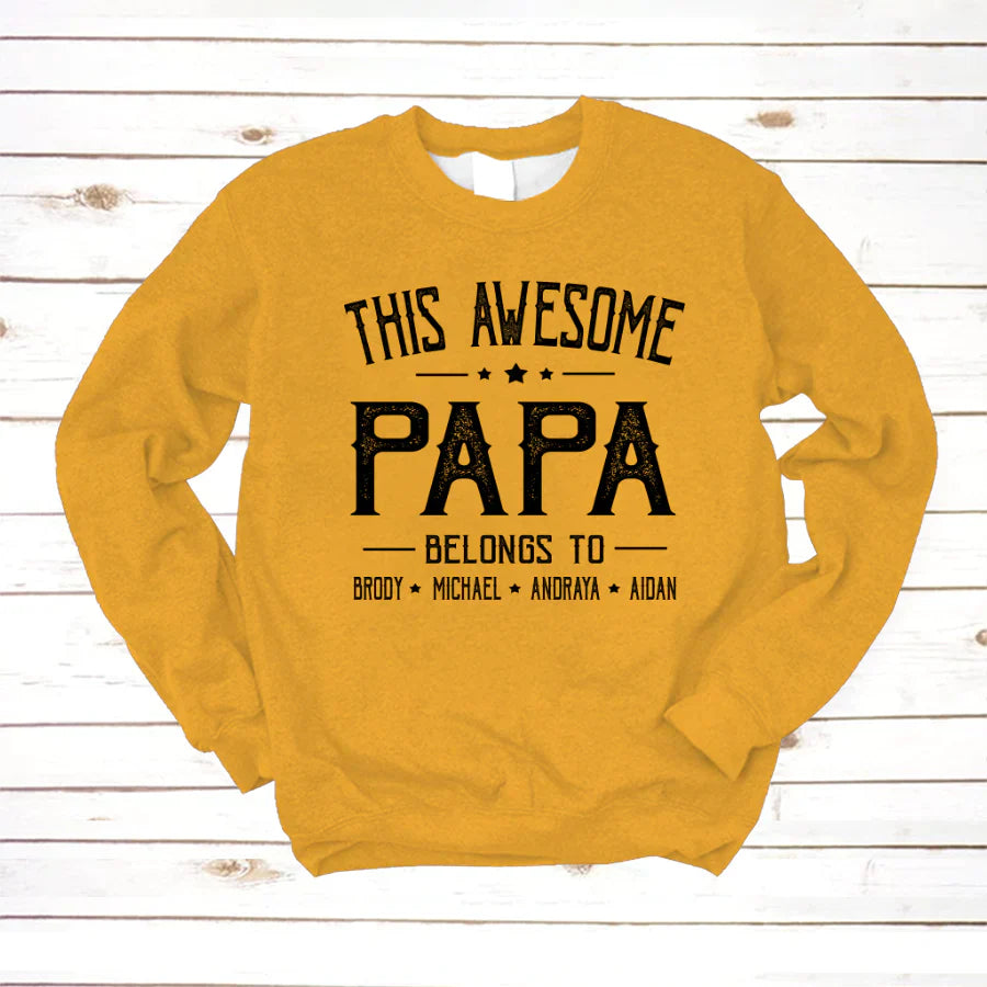 Papa And Kids Awesome VT2212002 Sweatshirt