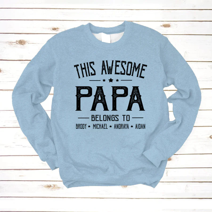 Papa And Kids Awesome VT2212002 Sweatshirt