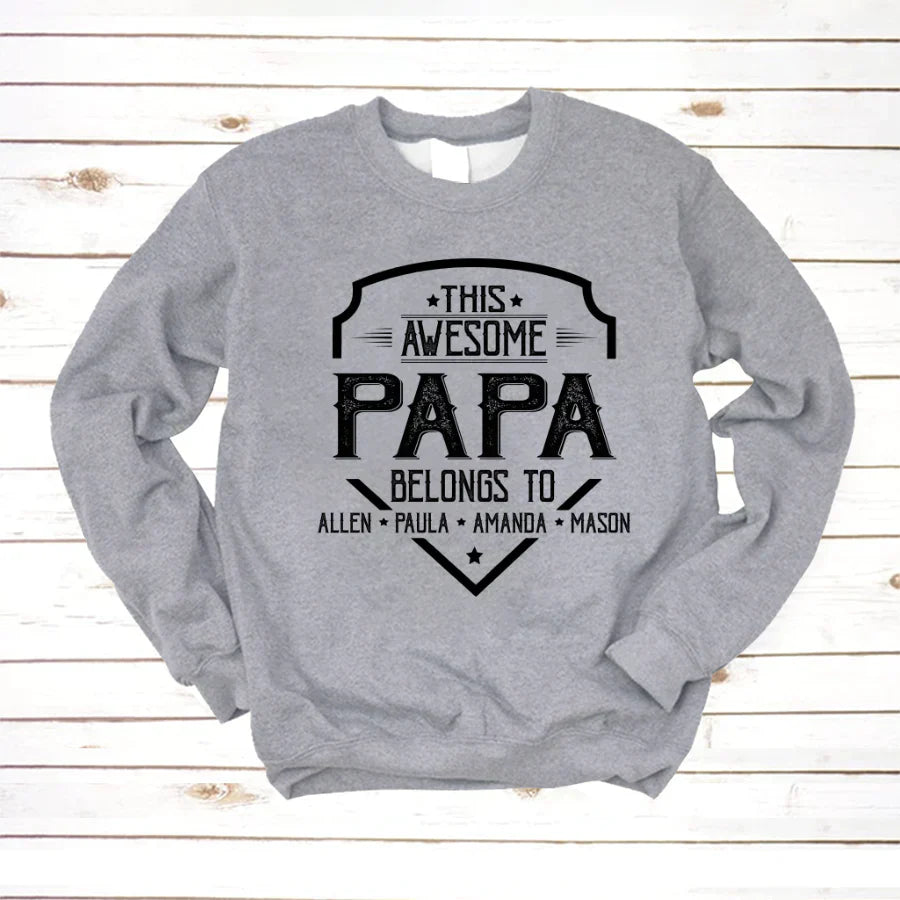 Papa Awesome Kids VT22120052 Sweatshirt