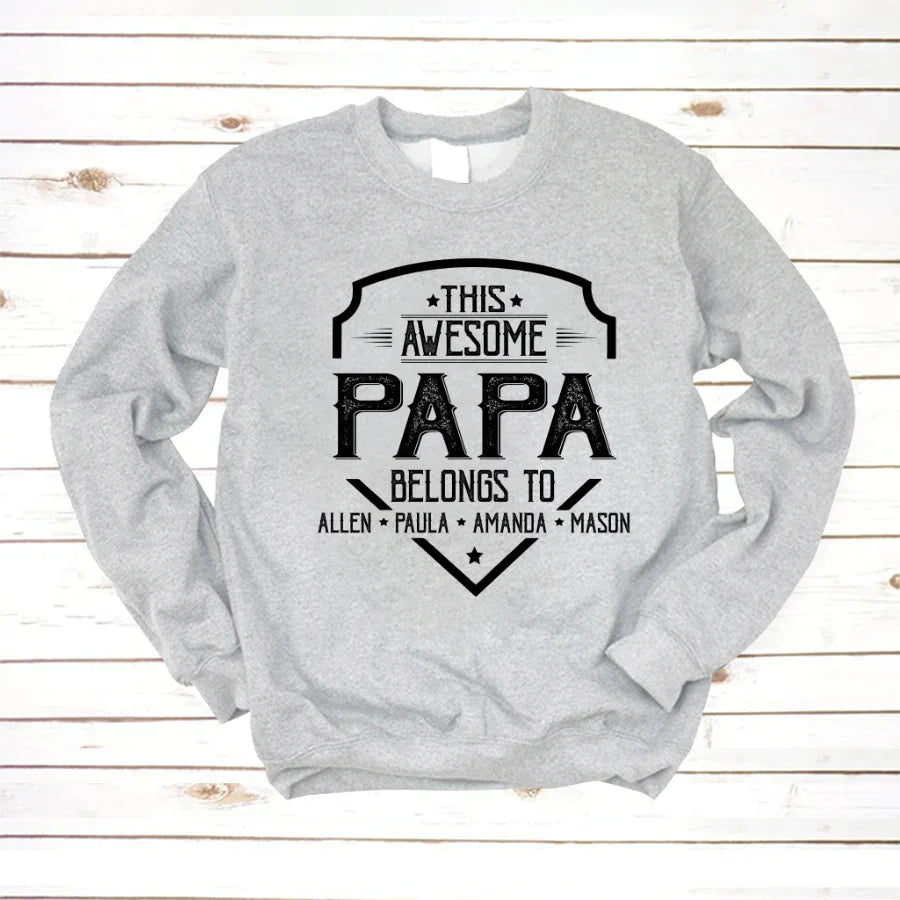 Papa Awesome Kids VT22120052 Sweatshirt