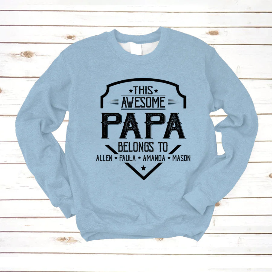 Papa Awesome Kids VT22120052 Sweatshirt