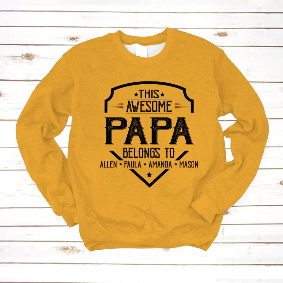 Papa Awesome Kids VT22120052 Sweatshirt