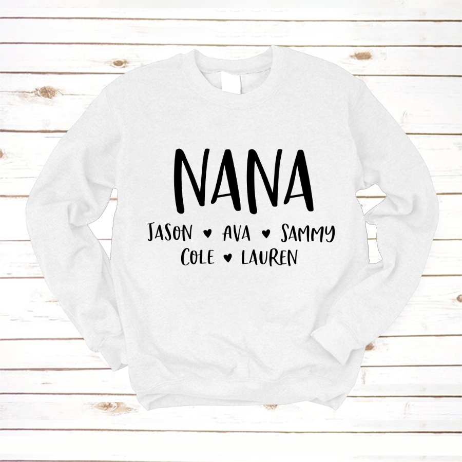 Personalized Nana Shirt, Mother's Day Gifts For Grandma