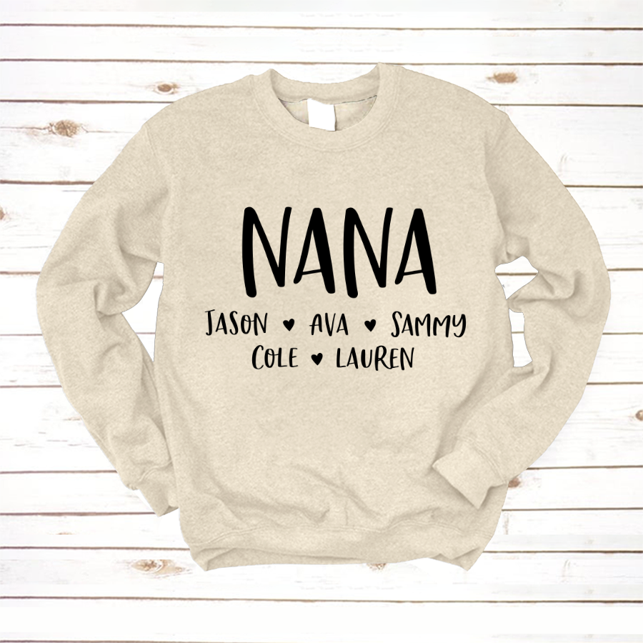 Personalized Nana Shirt, Mother's Day Gifts For Grandma