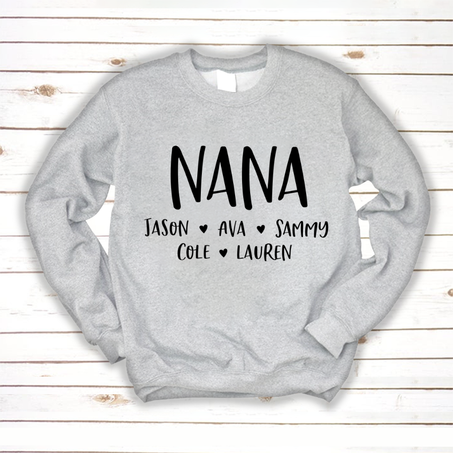 Personalized Nana Shirt, Mother's Day Gifts For Grandma