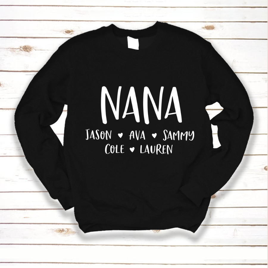 Personalized Nana Shirt, Mother's Day Gifts For Grandma