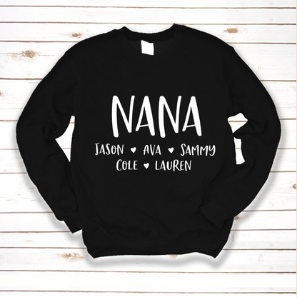 Personalized Nana Shirt, Mother's Day Gifts For Grandma