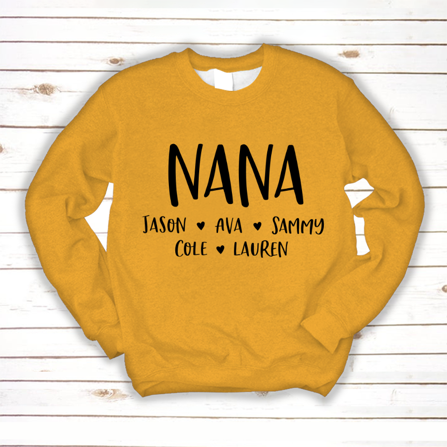 Personalized Nana Shirt, Mother's Day Gifts For Grandma