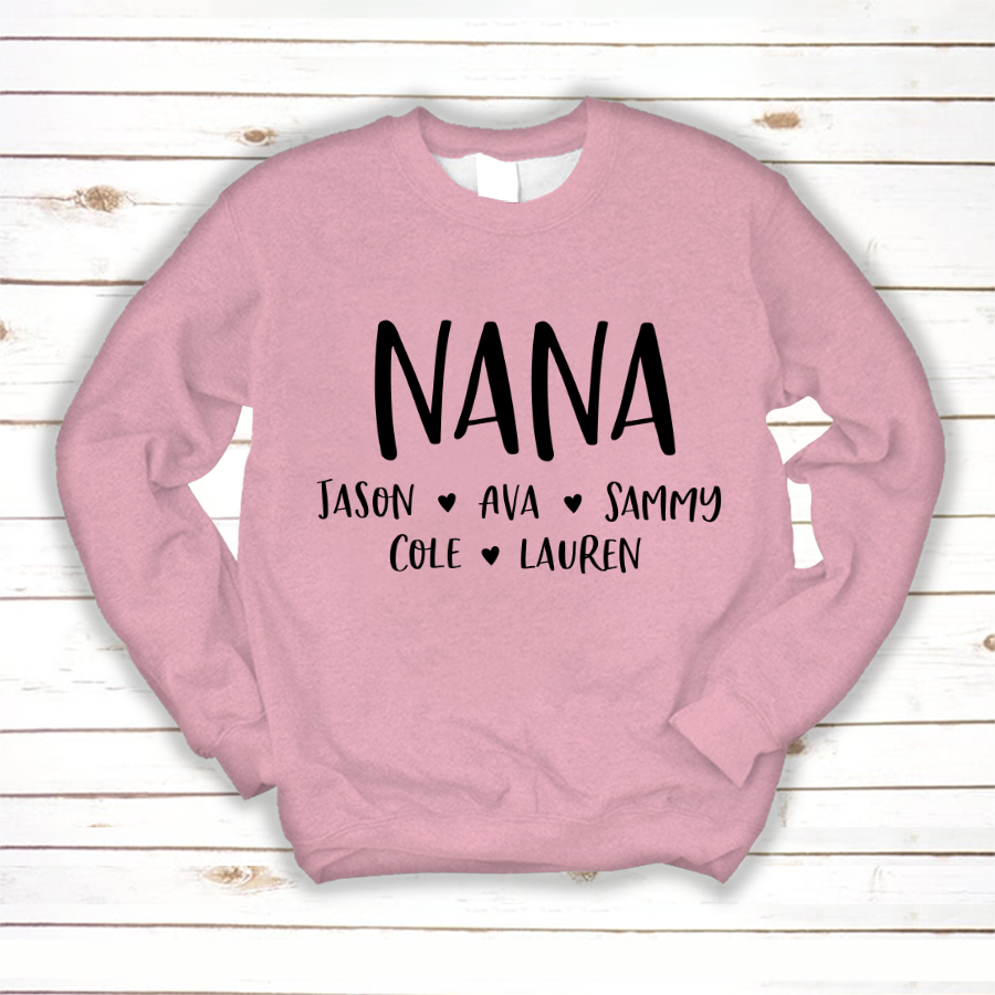 Personalized Nana Shirt, Mother's Day Gifts For Grandma