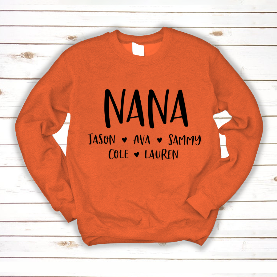 Personalized Nana Shirt, Mother's Day Gifts For Grandma