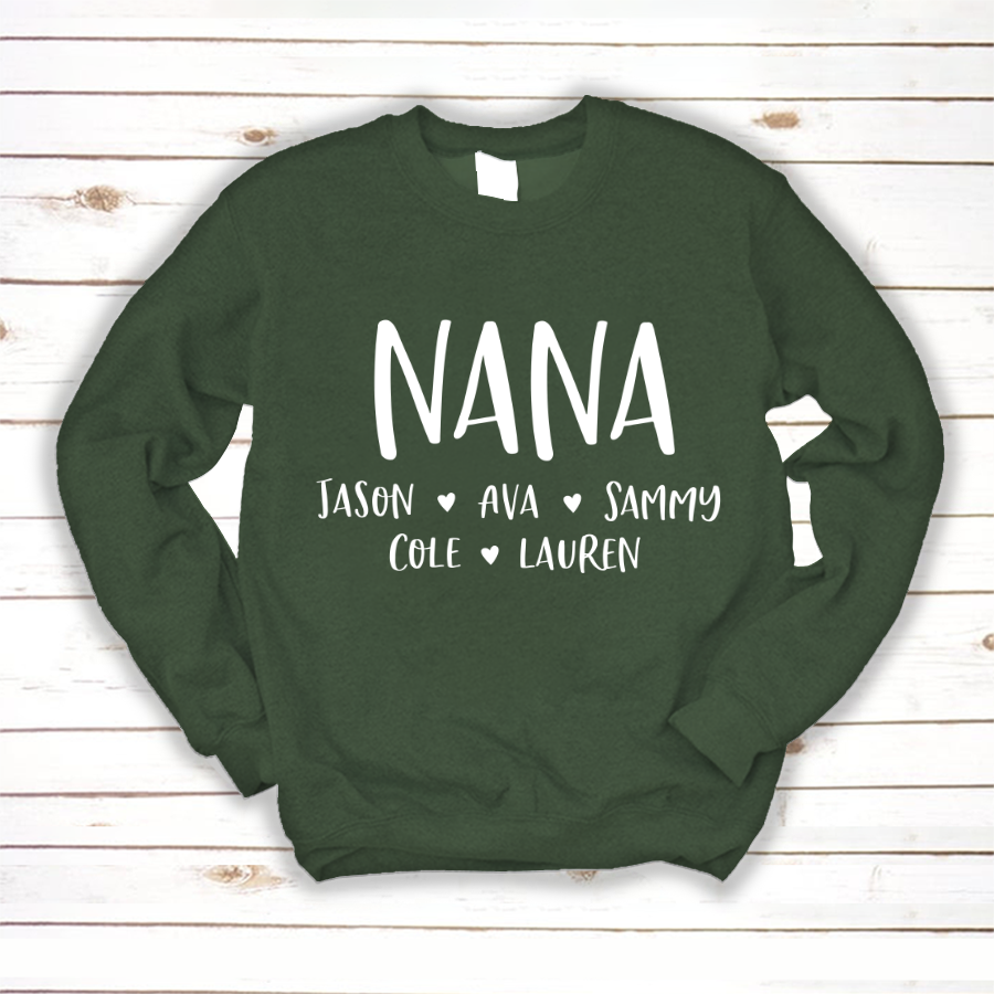 Personalized Nana Shirt, Mother's Day Gifts For Grandma