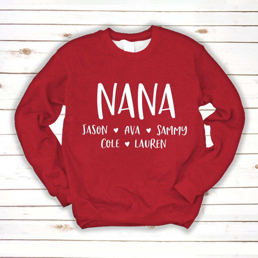 Personalized Nana Shirt, Mother's Day Gifts For Grandma