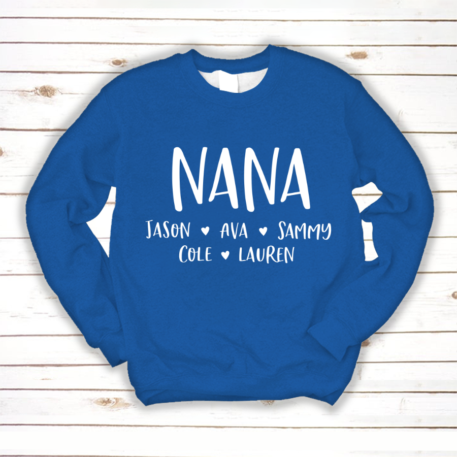 Personalized Nana Shirt, Mother's Day Gifts For Grandma