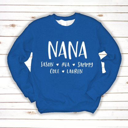 Personalized Nana Shirt, Mother's Day Gifts For Grandma