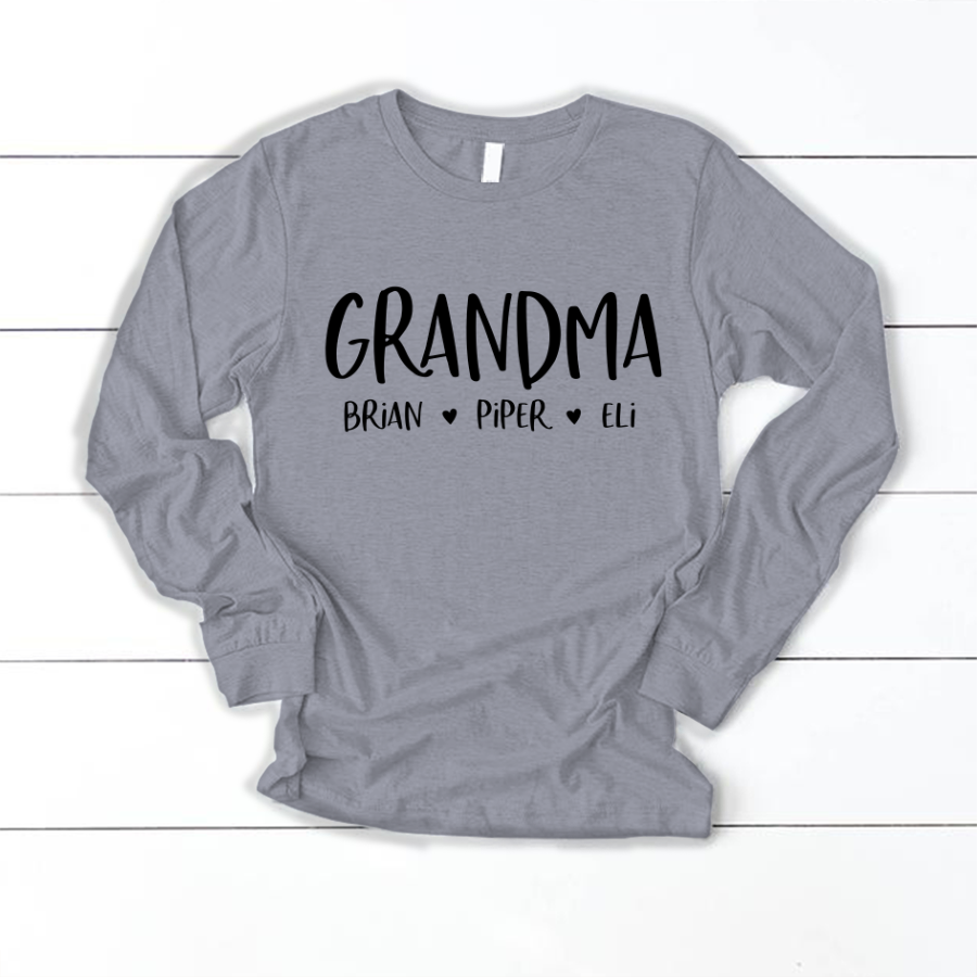 Personalized Grandma Shirt, Mother's Day Gifts For Grandma