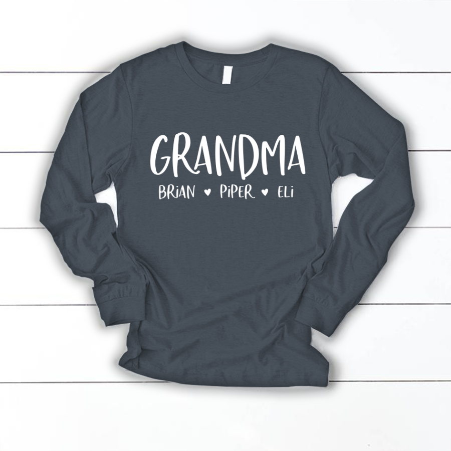 Personalized Grandma Shirt, Mother's Day Gifts For Grandma