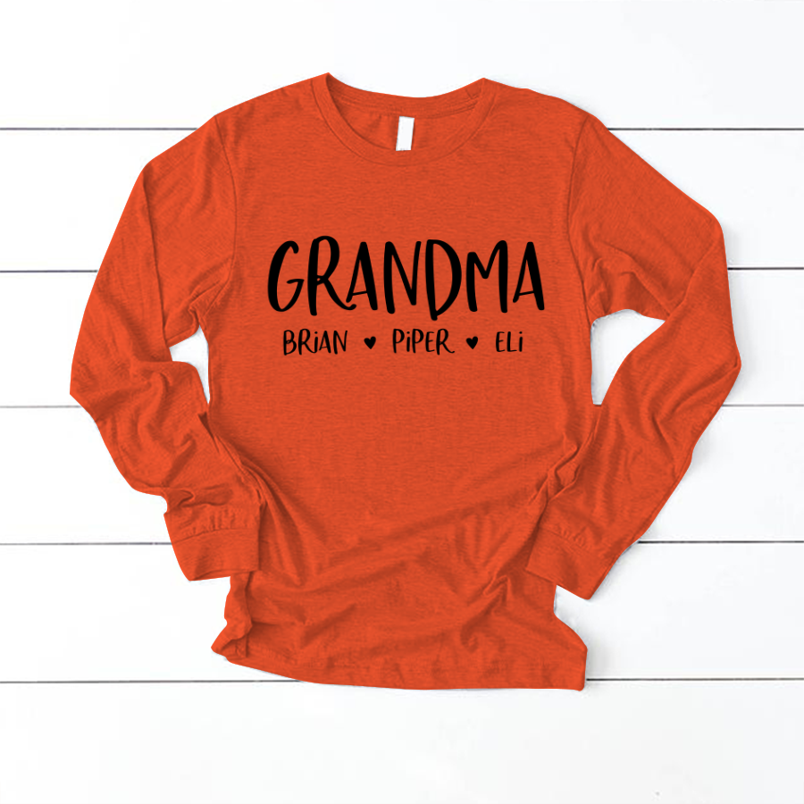 Personalized Grandma Shirt, Mother's Day Gifts For Grandma