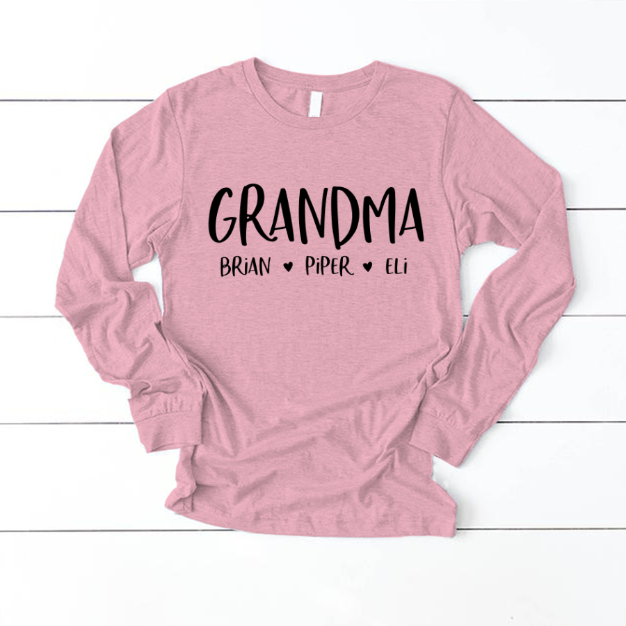 Personalized Grandma Shirt, Mother's Day Gifts For Grandma
