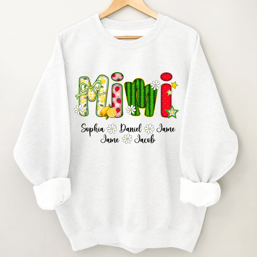 Summer Fruit Design Personalized Gift Mimi with Grandkids