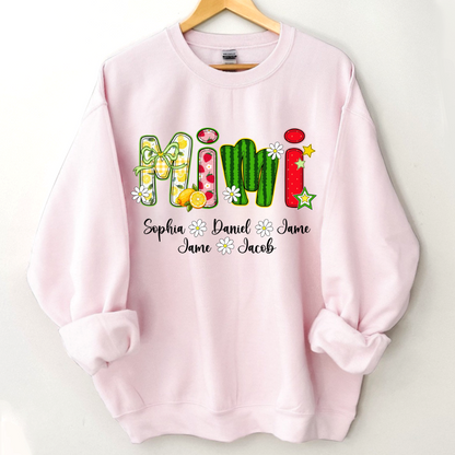 Summer Fruit Design Personalized Gift Mimi with Grandkids