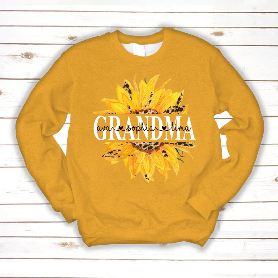 Sunflowers Grandma And Kids VTN221126 Sweatshirt