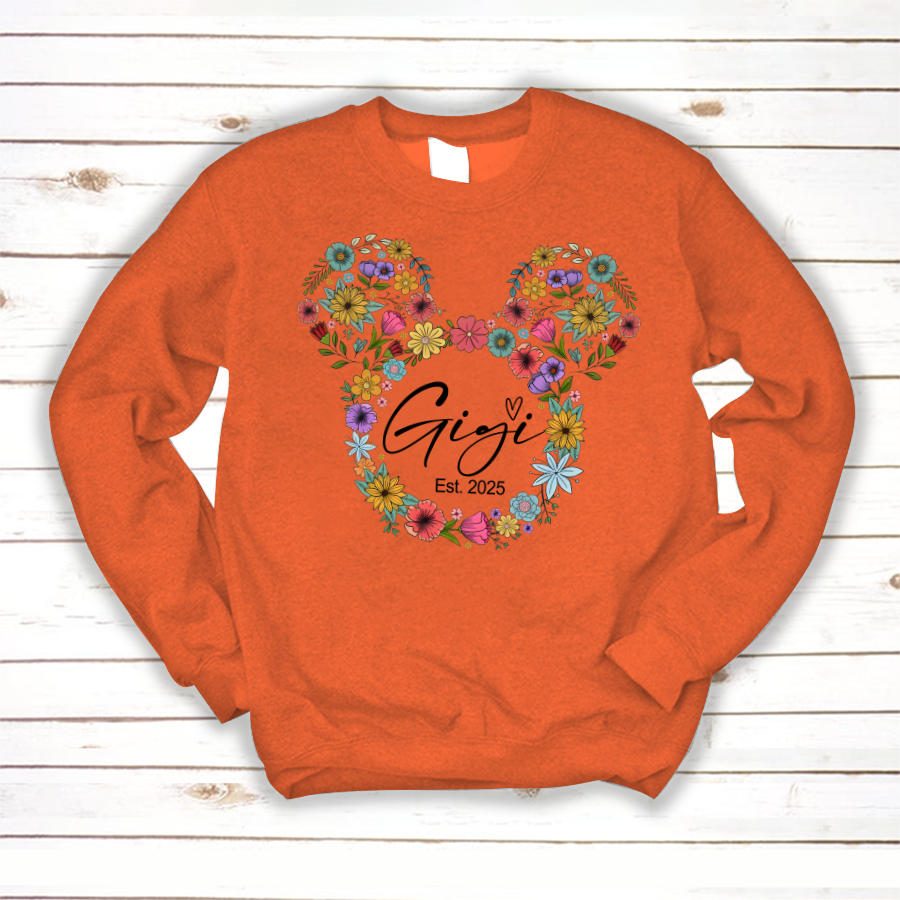 Test Custom Gigi Floral Mother's Day Gift Shirt