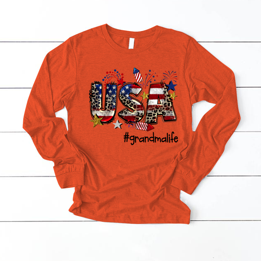 USA 4th of July  grandmalife CL01 Longsleeve