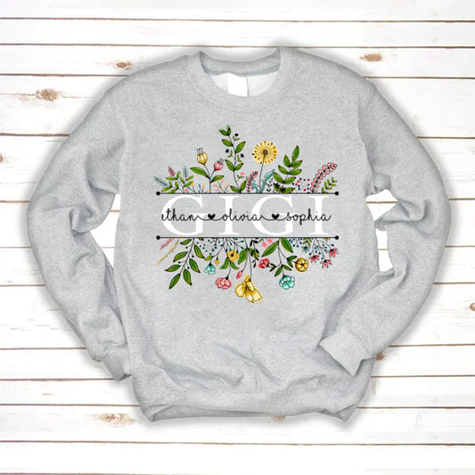 Wildflowers Gigi And Grandkids Sweatshirt