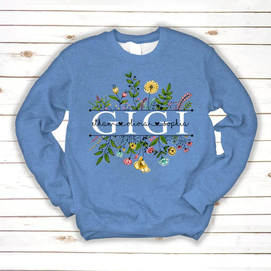 Wildflowers Gigi And Grandkids Sweatshirt