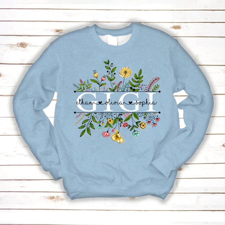Wildflowers Gigi And Grandkids Sweatshirt
