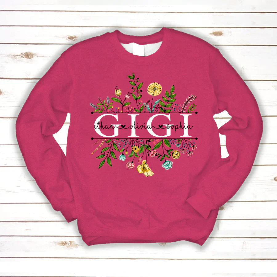Wildflowers Gigi And Grandkids Sweatshirt