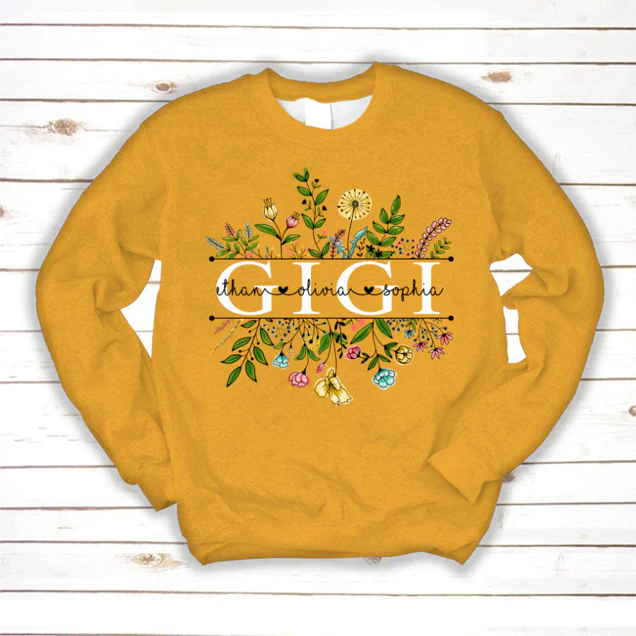 Wildflowers Gigi And Grandkids Sweatshirt