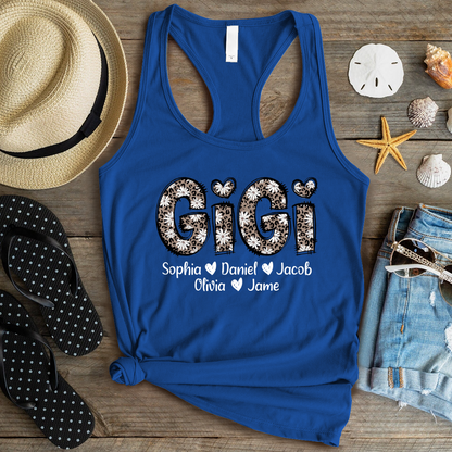 Daisy Leopard Gigi Custom Gigi and Kids Mothers Day Gift Shirt