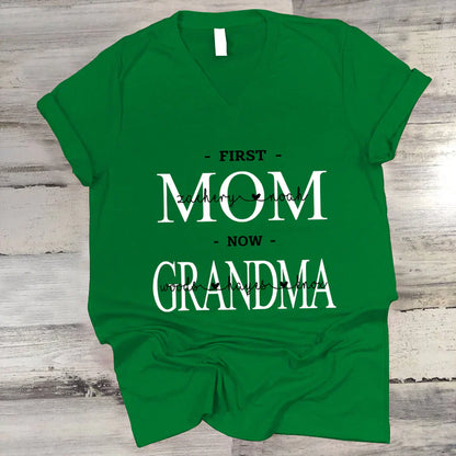 First Mom Kids And Grandma Grandkids VTN221126 V-Neck