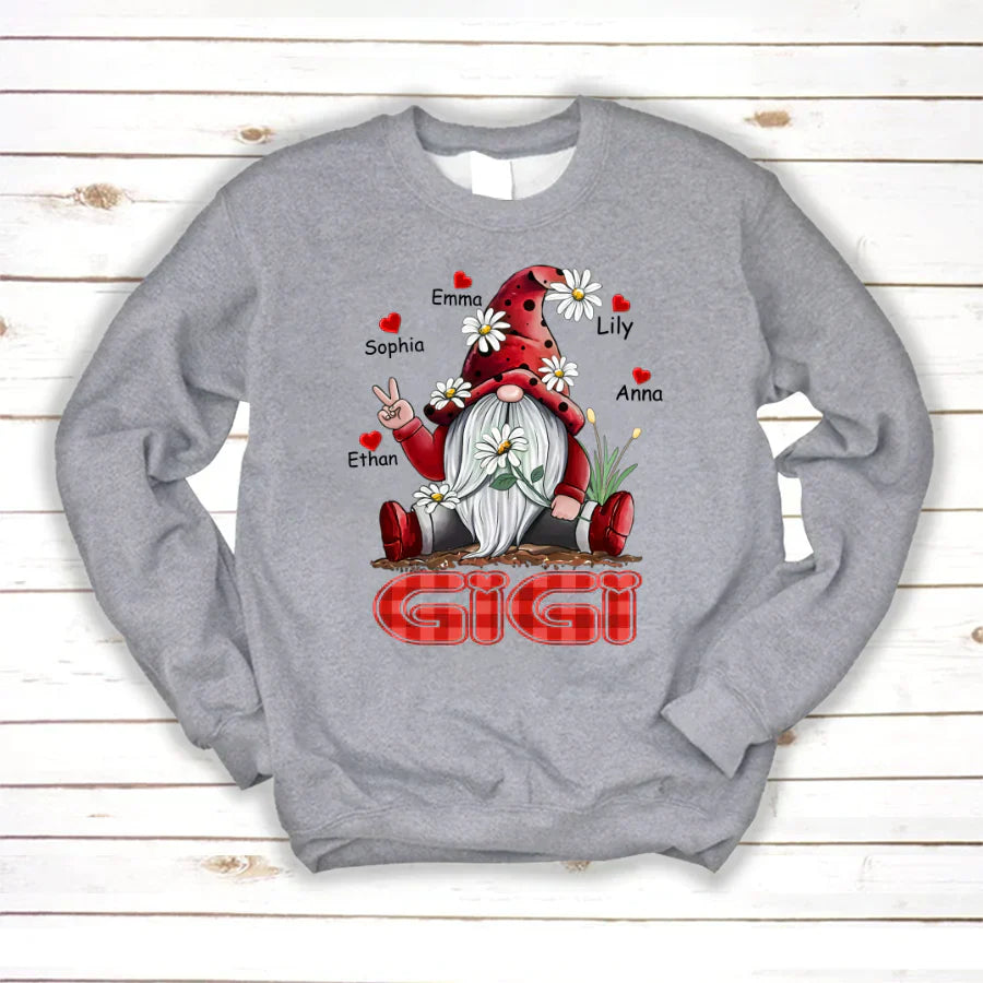 Gigi Gnome Heart Kids VT22120072 Sweatshirt