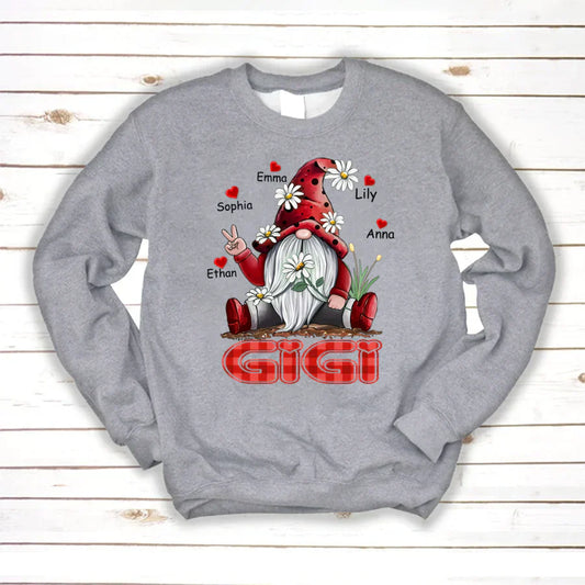 Gigi Gnome Heart Kids VT22120072 Sweatshirt