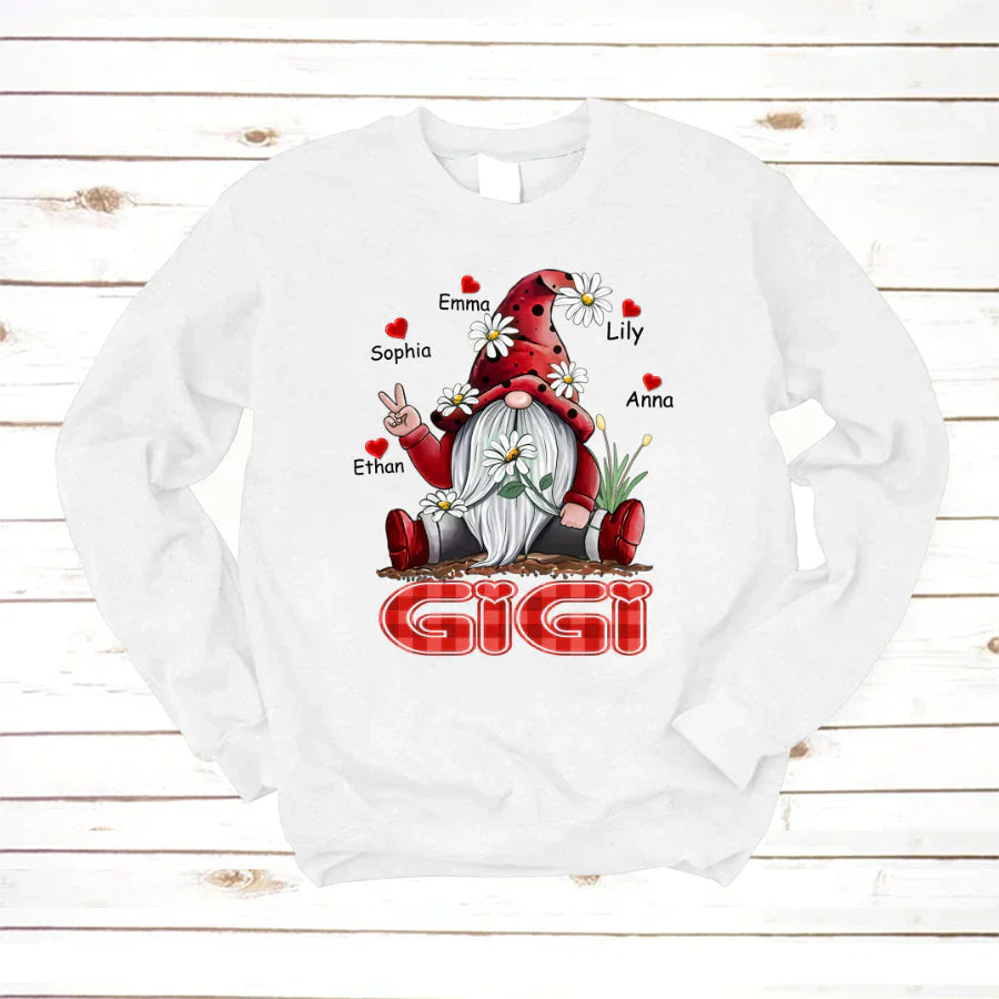 Gigi Gnome Heart Kids VT22120072 Sweatshirt