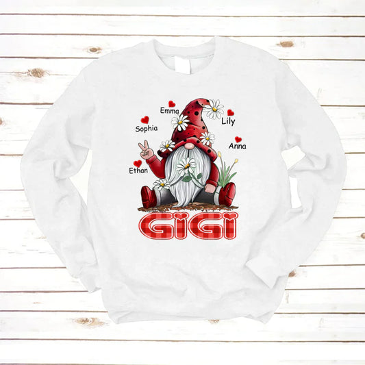 Gigi Gnome Heart Kids VT22120072 Sweatshirt