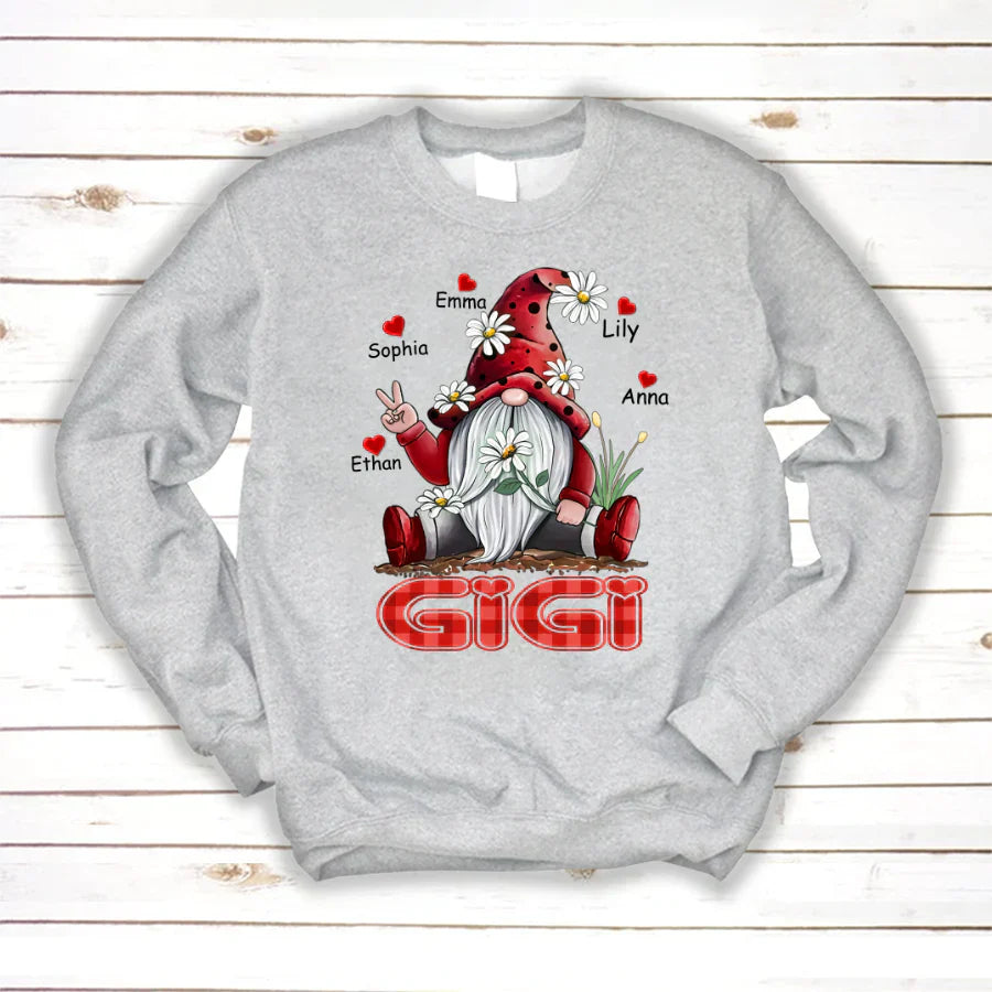 Gigi Gnome Heart Kids VT22120072 Sweatshirt
